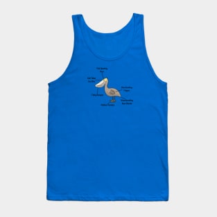 Pelican Anatomy Tank Top